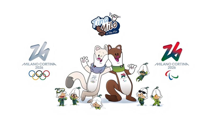 米兰-科尔蒂纳冬奥会吉祥物Tina和Milo本尊，原来这么可爱！